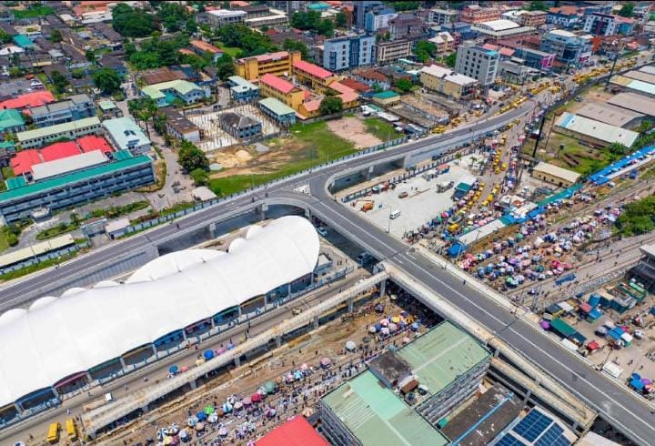 Lagos Governor Commissions Yaba Flyover Bridge 