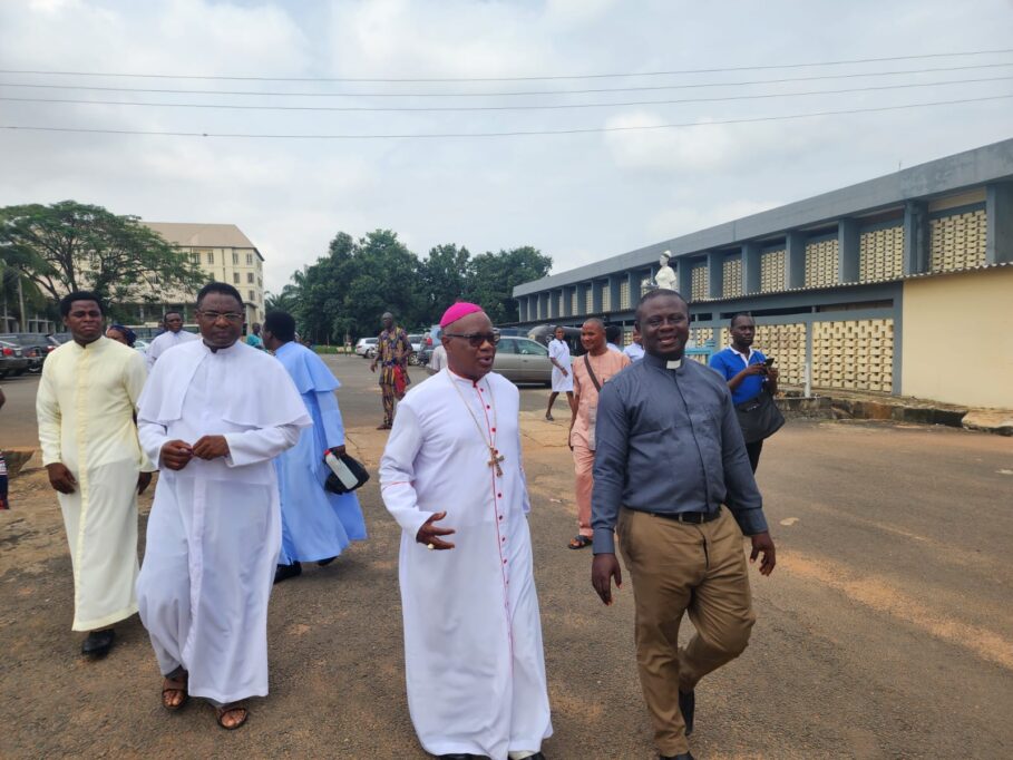 Archbishop Okeke @ 70  Pays Bills Worth Millions Of Naira  in Catholic, Anglican Hospitals