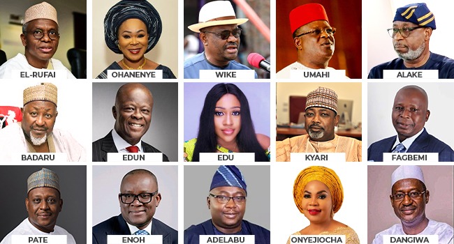 List of Ministers by Tinubu