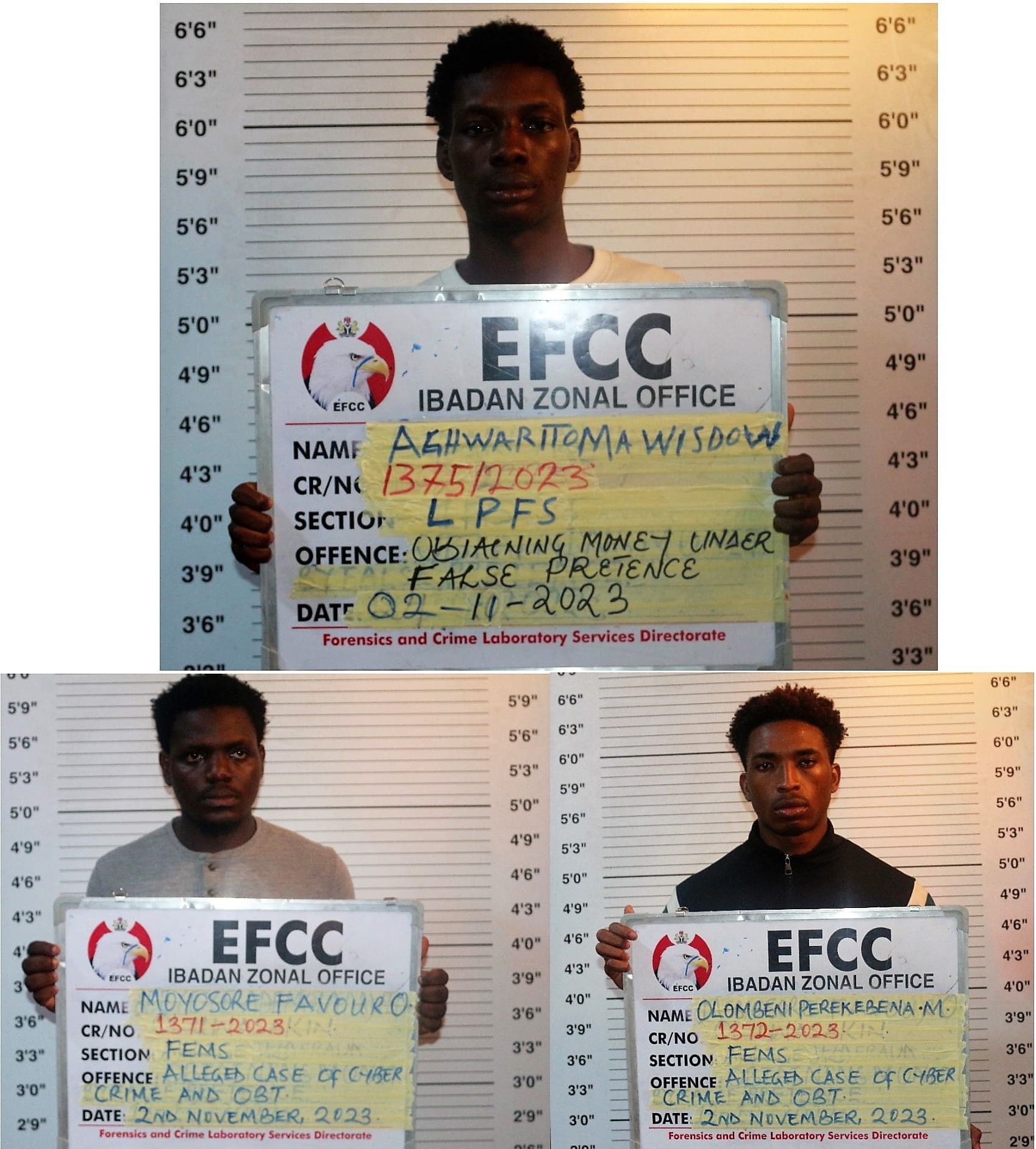 EFCC Arraigns 11 OAU Students for Internet Fraud, Grants Bail To 6