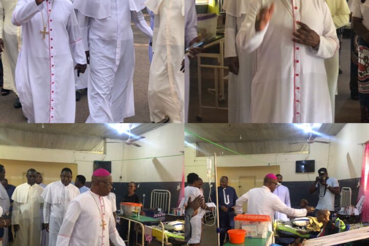 Archbishop Okeke @ 70 Pays Bills Worth Millions Of Naira in Catholic, Anglican Hospitals [Photos]