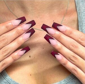 20 Latest Burgundy Nail Designs For Christmas Holiday 