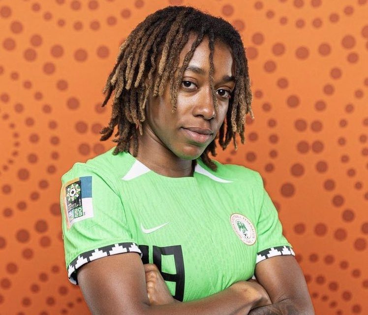 Super Falcons star Onyi Echegini e