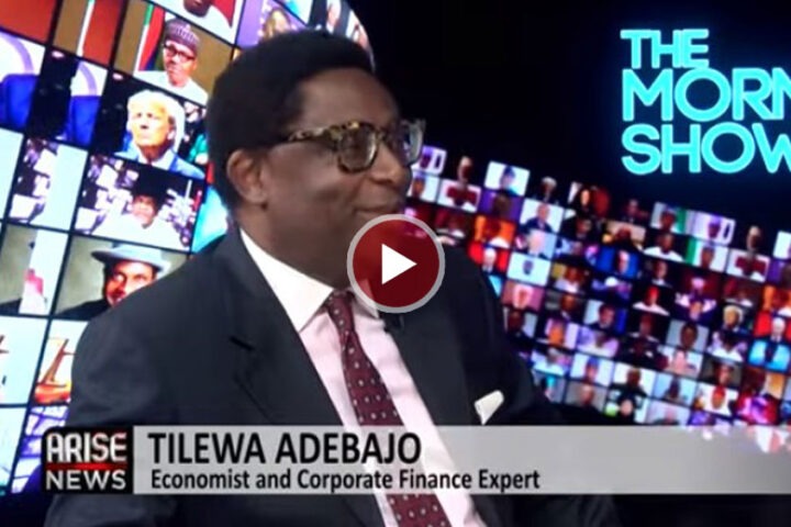 Tilewa Adebajo Calls For Diversifying Revenue Base To Tackle Nigeria's Inflation