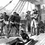 Captive Africans in a Slave Ship