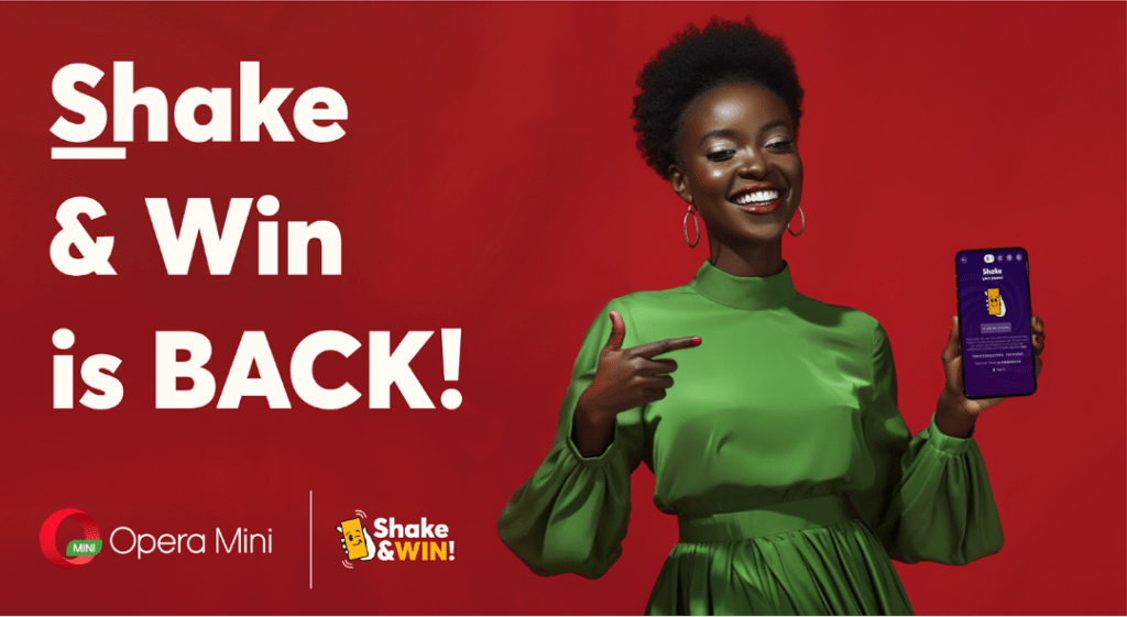 Get rewarded for browsing the web with Opera’s newest “Shake and Win” campaign, featuring over , prizes