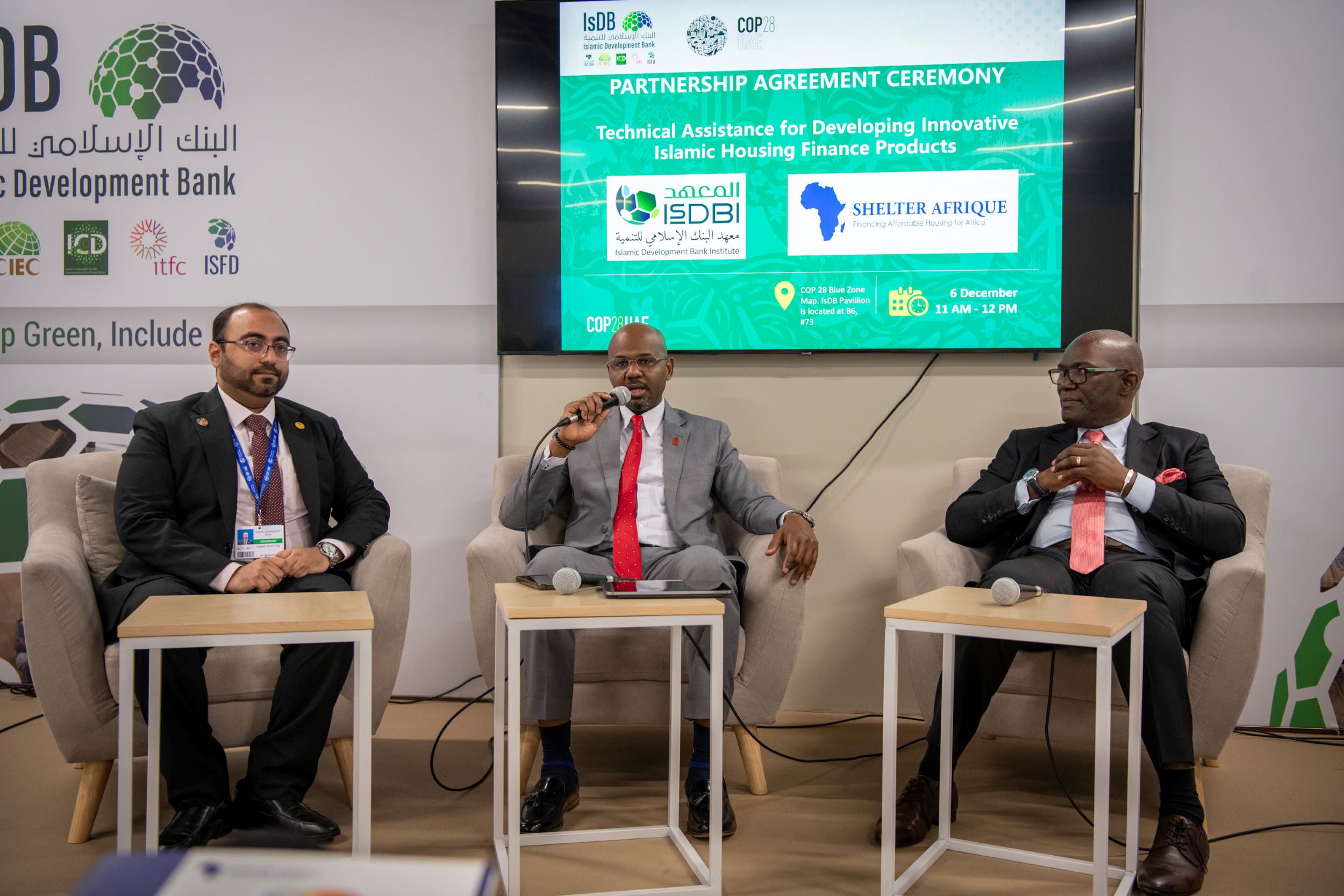 Shelter Afrique, a leading Pan-African Housing Finance Institution, announced a  collaboration with the Islamic Development Bank Institute (IsDBI) during the sidelines of COP28, in Dubai.