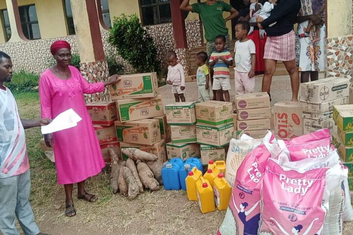 Nze Duru Attracts Food Items To Anambra Orphanage