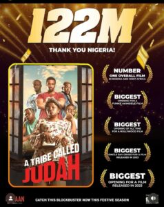 Funke Akindele’s 'A Tribe Called Judah' Is 2023 Nollywood’s Biggest Film 