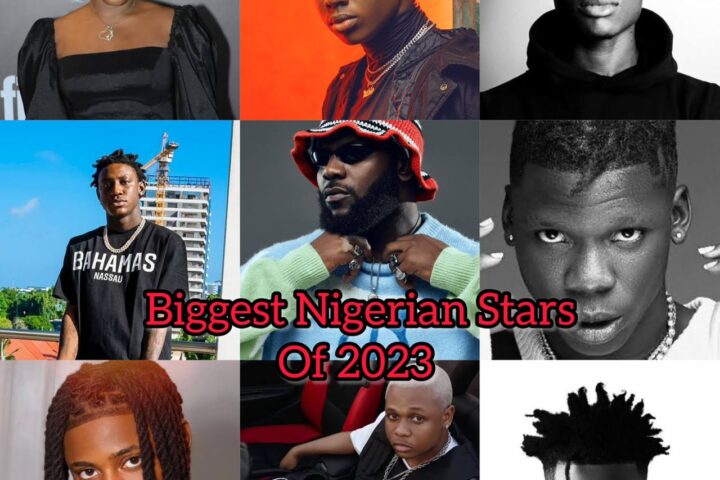 Top 10 Biggest Nigerian Artist Of 2023