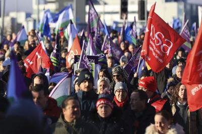 aStand Still In Northern Ireland As Thousands Protest Poor Pay, Harsh Working Conditions