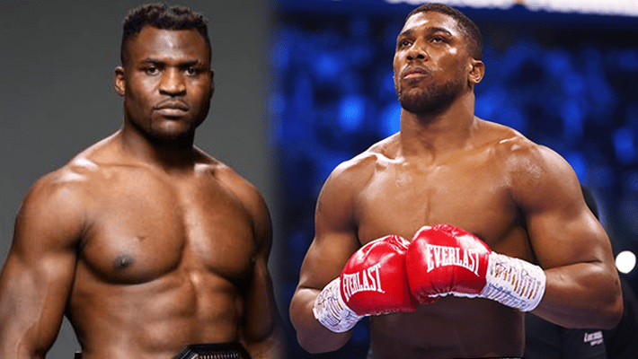 Anthony Joshua and Francis Ngannou