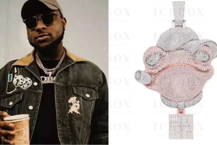 Davido's Frog Pendant Sparks Social Media Frenzy