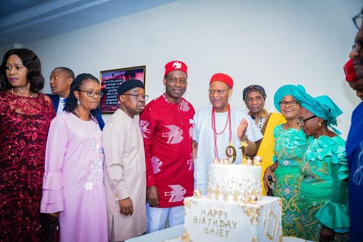 Emeka Anyaoku On 91st Birthday: Soludo Celebrates Renowned Diplomat, Commissions Anyaoku Foundation Center