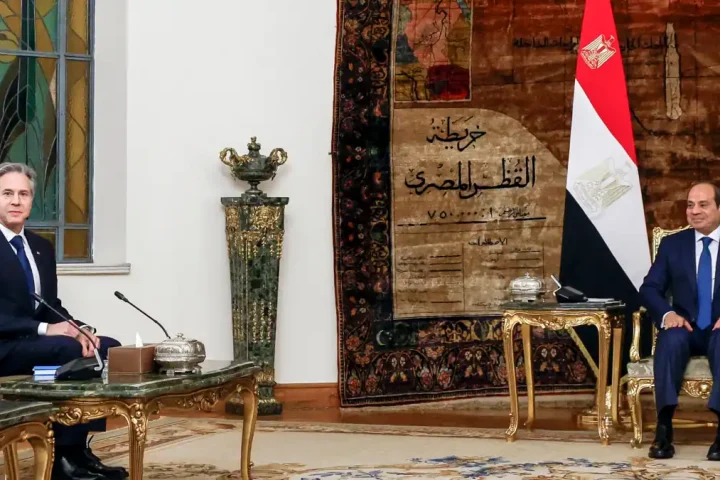 U.S Secretary Of State, Blinken Visit Cairo To Discuss Gaza Hostage Deal With Egypt President Sisi