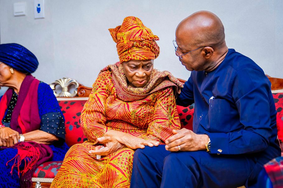 Abia Gov Otti Pays Condolence Visit To  Wigwe Family [Photos]