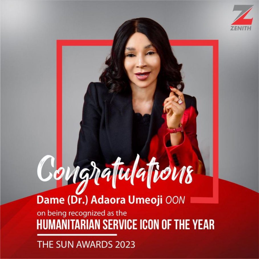 Dame Adaora Umeoji Honoured As The Humanitarian Services Icon Of The Year 2023