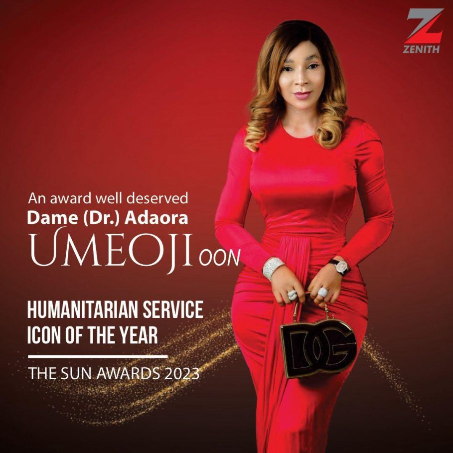 Dame Adaora Umeoji Honoured As The Humanitarian Services Icon Of The Year 2023