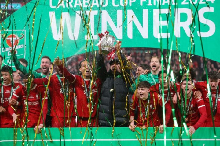 Chelsea became the first side in English football history to lose six consecutive domestic Cup finals as they suffered a 1-0 defeat against Liverpool in Sunday's Carabao Cup final at Wembley stadium.