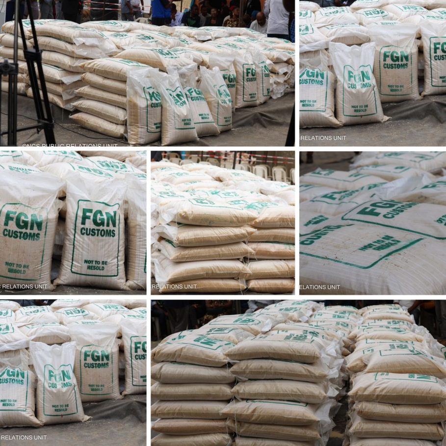 Nigeria customs seized rice