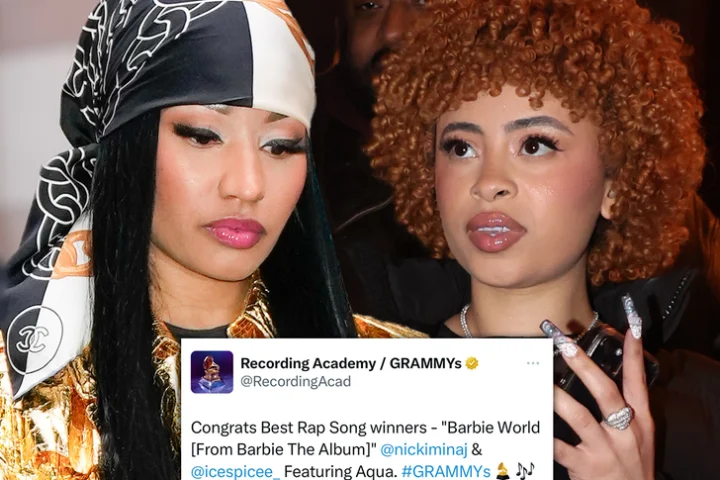 Nicki Minaj Mistakenly Announced As Winner For Best Rap Song