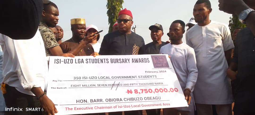 Isi-Uzo Students Seek Speedy Release Of ₦8.7m Busary Award Offered By Council Chairman