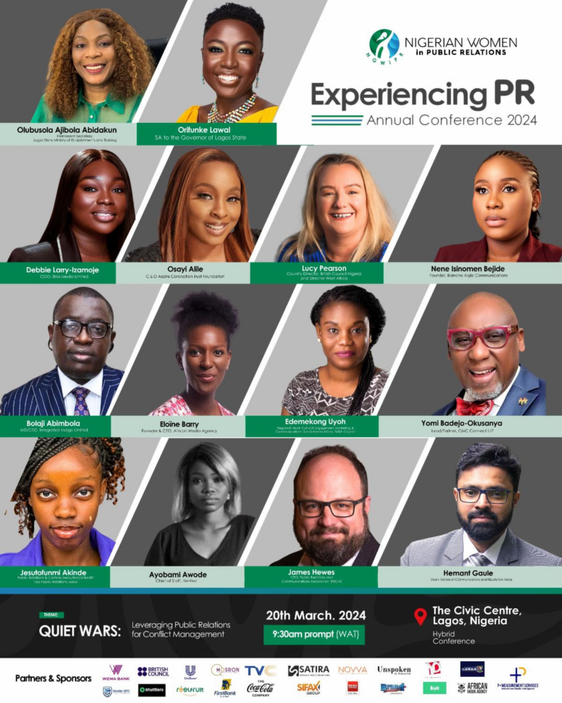 Nigerian Women in Public Relations Unveils Speakers for the Experiencing PR Conference