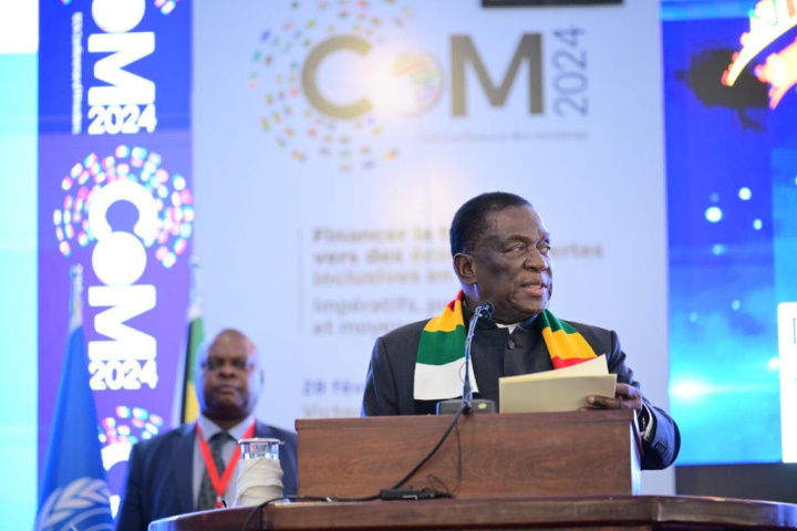 President Emmerson Mnangagwa calls for innovative, green investment strategies to foster Africa’s economic growth