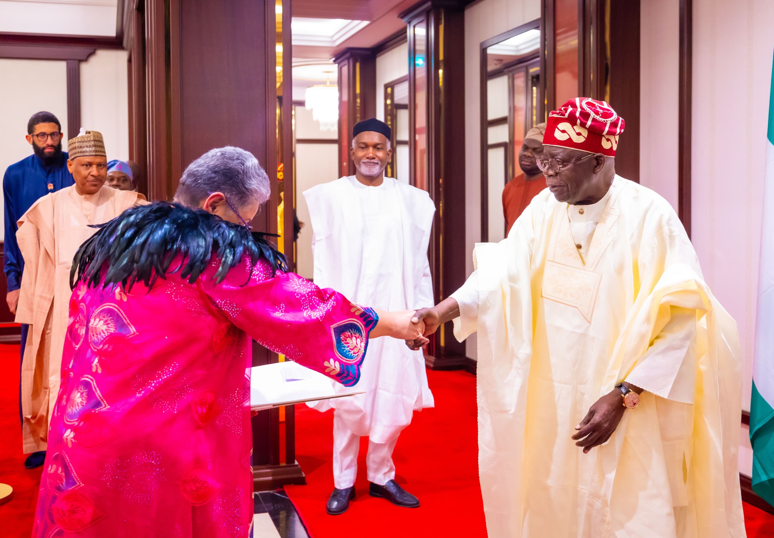 Tinubu Emphasises Partnership On Mining, Education Receives Letters Of Credence From Newly-appointed Ambassadors