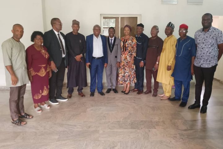 UNN Mass Comm Int'l Conference: Dept Staff, Alumni Pay Courtesy Visit To Vice Chancellor [PHOTOS]