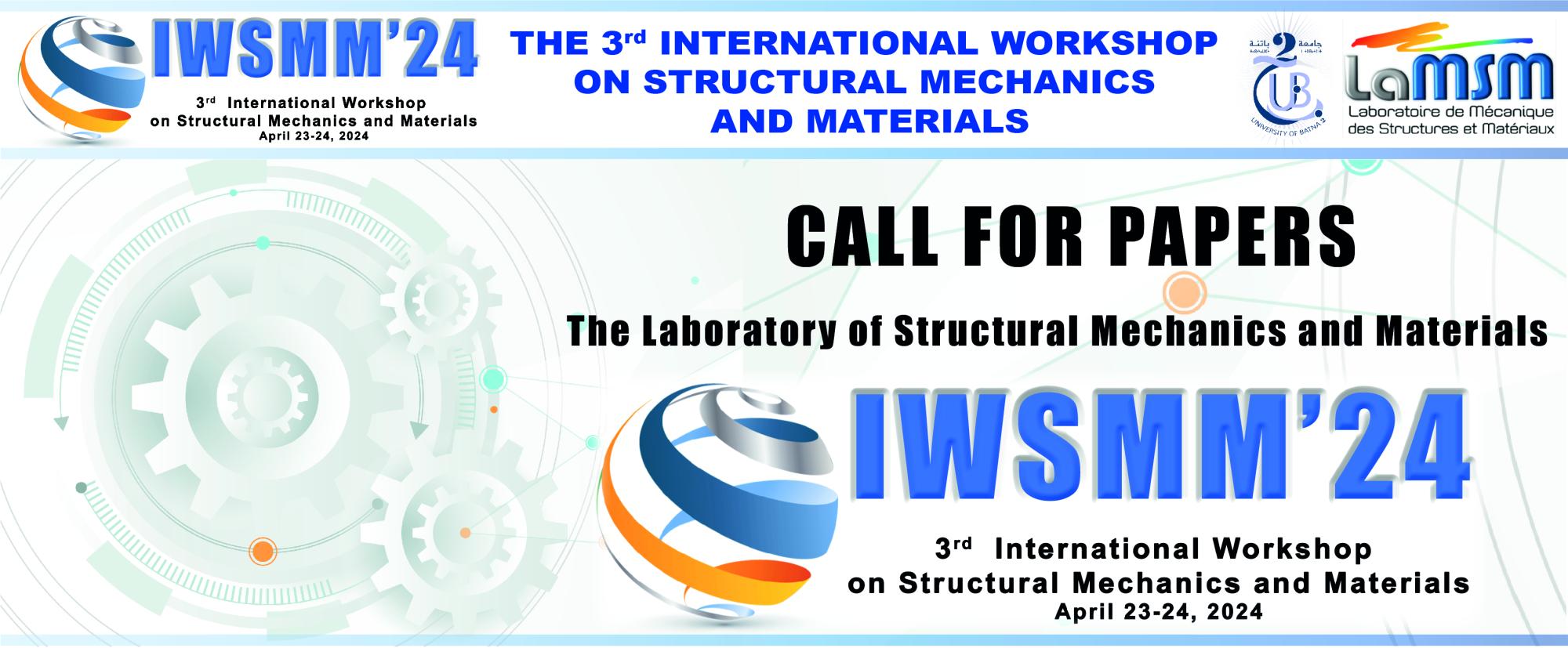 Batna 2 University To Host 3rd International Workshop On Structural Mechanics And Materials