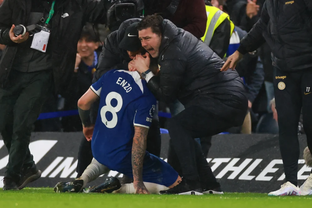 Poch and Enzo celebrate