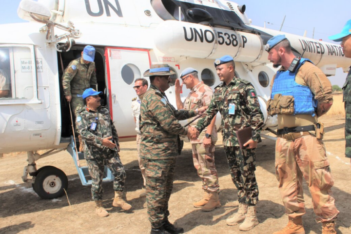 UNMISS force commander visits maper as cross border clashes continue