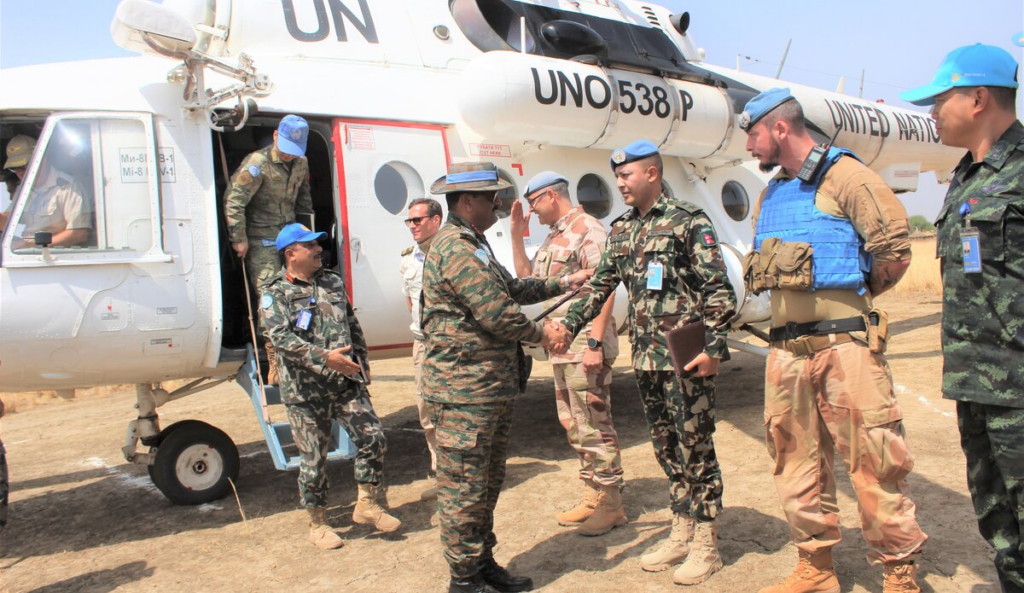 UNMISS force commander visits maper as cross border clashes continue