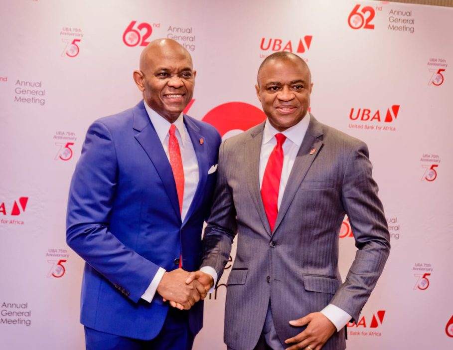 UBA Pays Total Dividend of N95.8bn, translating to N2.80 per share in 2023.