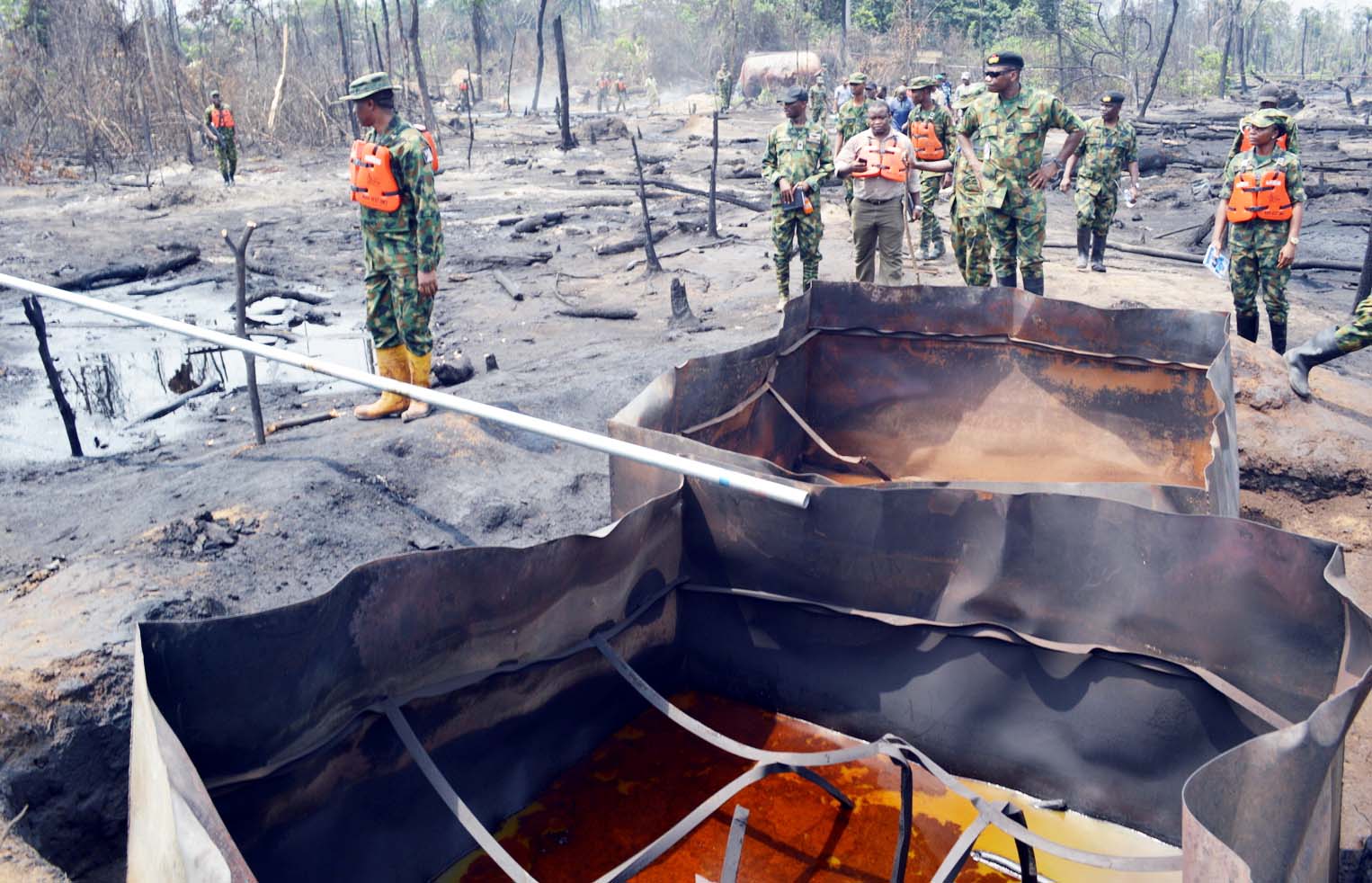 NNPC Uncovers 122 Illegal Oil Refineries In Niger Delta, Seals Fuel Station