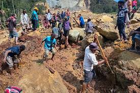 Papua New Guinesa landslide