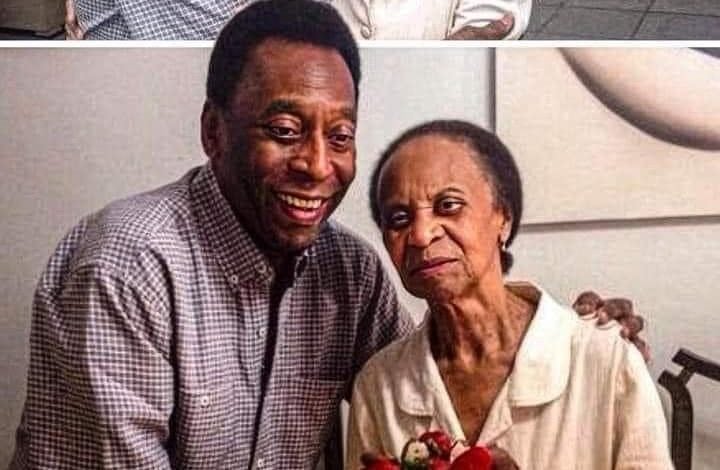 Late King Pele and his mother Celeste who passed on Friday in Brazil