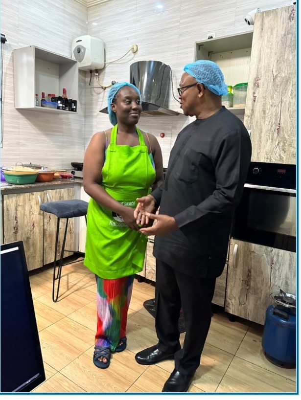 Peter Obi Hails Chef Grace Nwaokobia For Breaking Guinness World Record