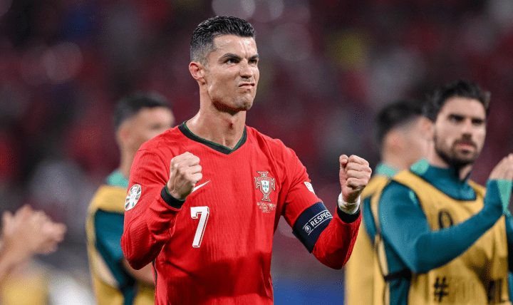 Ronaldo celebrates Portugal victory over Czechia in opener