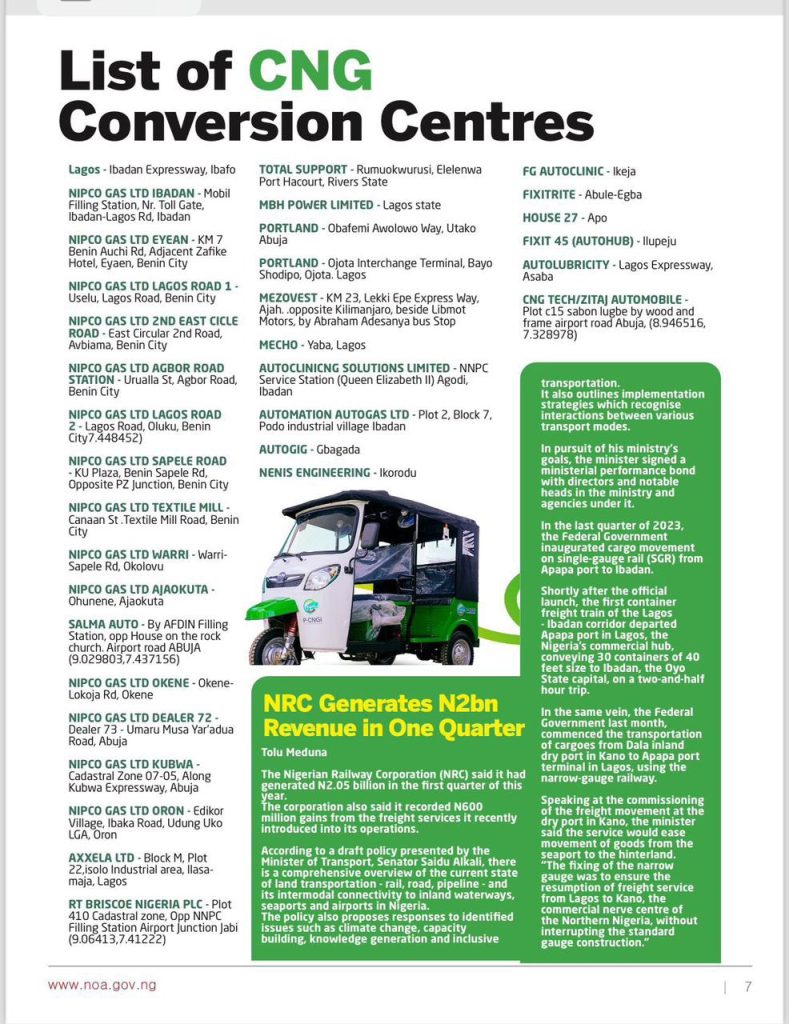 CNG free Conversion Centres Across Nigeria