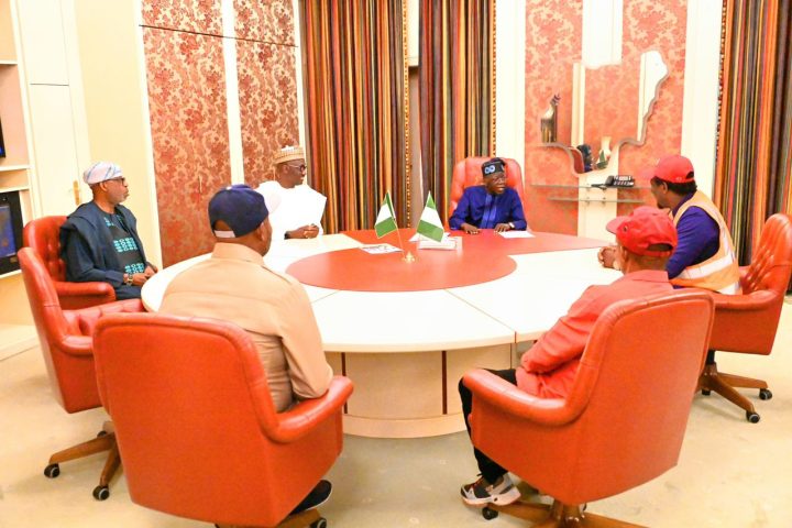 Minimum Wage: Tinubu Meets With Labour Leaders