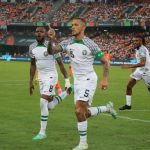 Super Eagles Captain William Troost Ekong and teammates at the last AFCON in Cote d Ivoire