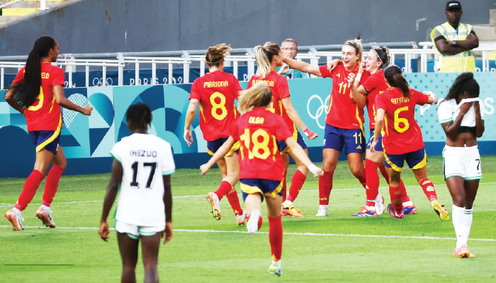 falcons against Spain