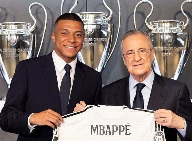 kylian Mbappe unveiled