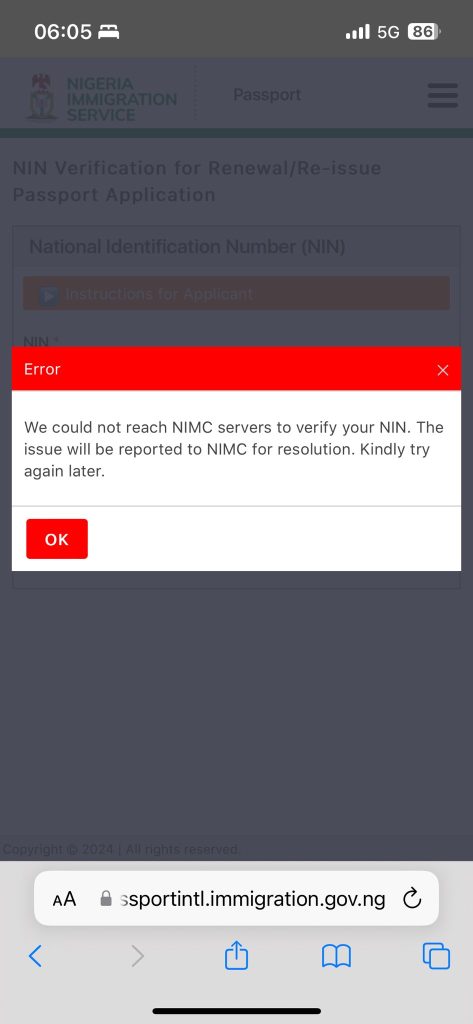 Nigerians Tackle Immigration Service Over Passport Payment Platform Technical Glitch