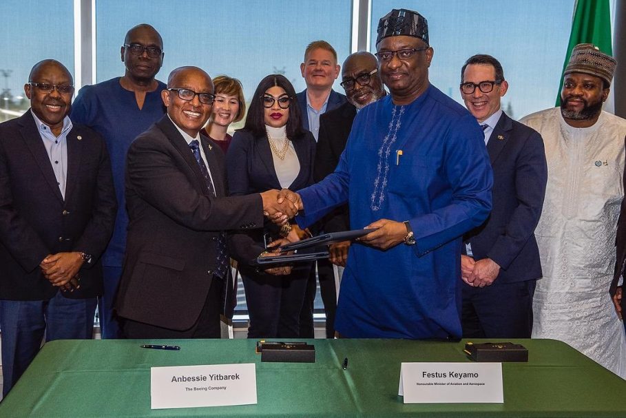 Aviation Minister Keyamo signs MoU with Boeing company