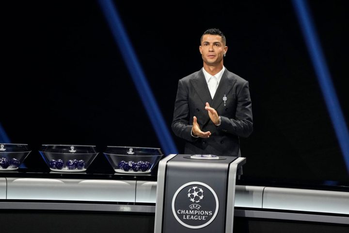 Award Winning Cristiano Ronaldo participated in the draw Thursday