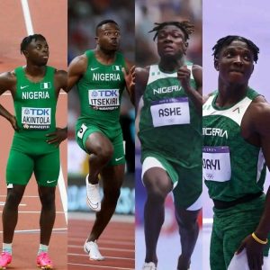 Nigeria men relay team finished th in xm Thursday