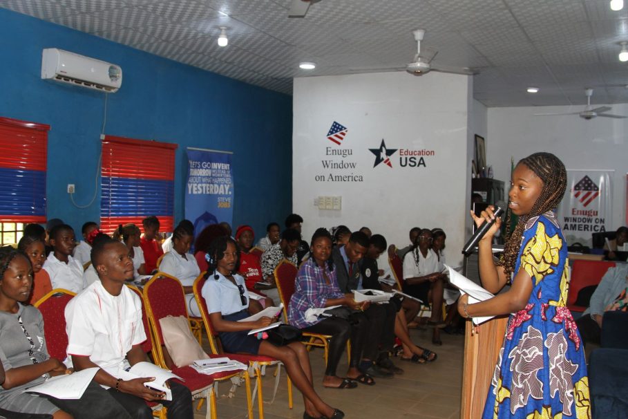 Nigerian American Poet Agabroji Inspires Young Students In Poetry